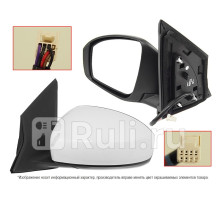 ST-DTW6-940-2 - Зеркало левое (SAT) Nissan Tiida (2015-2018)