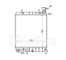 SG-HY0002-MT-R - Радиатор охлаждения (SAT) Hyundai Accent ТагАЗ (2000-2011)