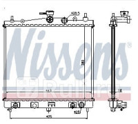 68700A - Радиатор охлаждения (NISSENS) Renault Clio 3 рестайлинг (2009-2011)