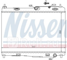 69235 - Радиатор охлаждения (NISSENS) Ford Fiesta 6 (2008-)