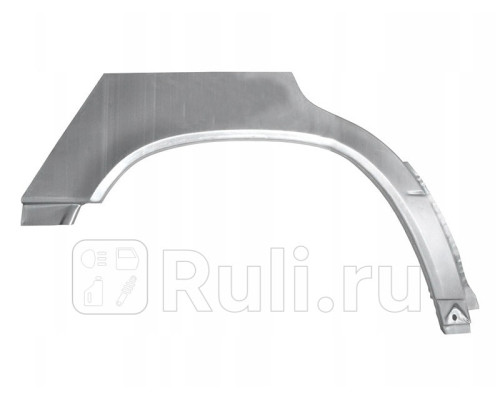 3526582 - Ремонтная арка крыла правая задняя (KLOKKERHOLM) Mercedes W124 (1984-1997)