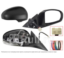 ST-TYL5-940-C1 - Зеркало правое (SAT) Toyota Camry 40 рестайлинг (2009-2011)