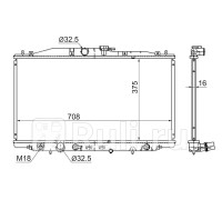 HD0003-CL-2.0 - Радиатор охлаждения (SAT) Honda Accord 7 (2003-2008)