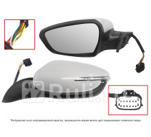 ST-16-0113 - Зеркало левое (SAT) Kia Cerato 3 YD рестайлинг (2016-2020)