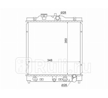 SG-HD0001 - Радиатор охлаждения (SAT) Honda Civic EG (1991-1995)