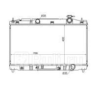TY0003-GSV40 - Радиатор охлаждения (SAT) Toyota Camry 40 рестайлинг (2009-2011)