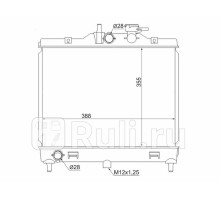 KI0003 - Радиатор охлаждения (SAT) Kia Picanto SA рестайлинг (2007-2011)