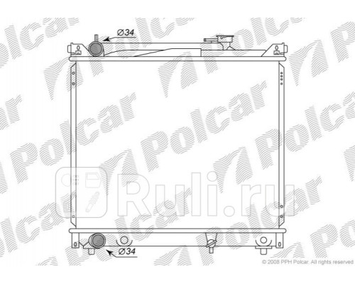 742408-3 - Радиатор охлаждения (SRLINE) Suzuki Grand Vitara (2005-2015)