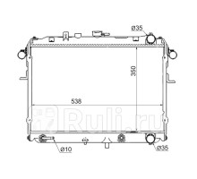 NS0005 - Радиатор охлаждения (SAT) Mazda Bongo (1999-2018)