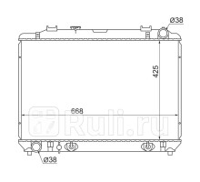 TY0050-D - Радиатор охлаждения (SAT) Toyota Town Ace Noah 4 (1996-2007)