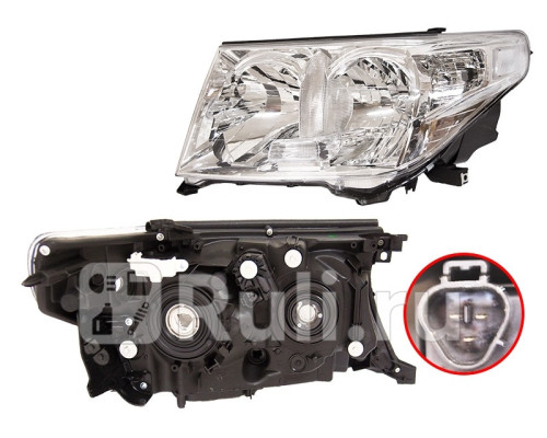 ST-212-11M1L-LD-E - Фара левая (SAT) Toyota Land Cruiser 200 (2007-2012)