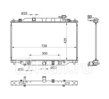 MZ0016 - Радиатор охлаждения (SAT) Mazda CX-5 (2011-2017)