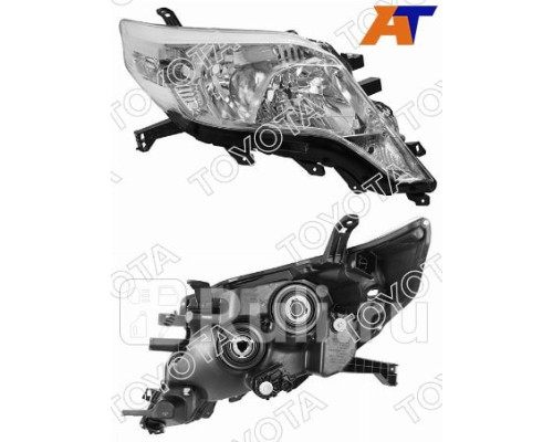 81130-60J00 - Фара правая (TOYOTA-LEXUS) Toyota Land Cruiser Prado 150 рестайлинг (2013-2017)