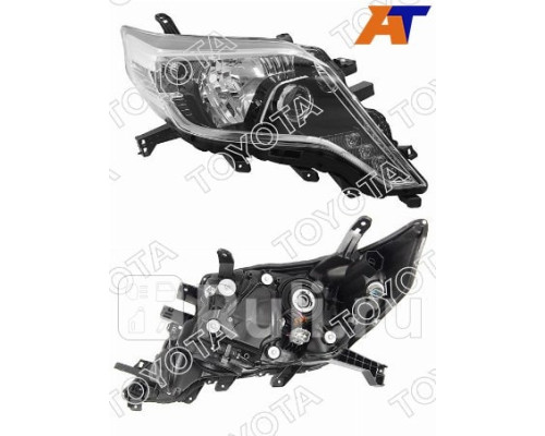 81145-60J20 - Фара правая (TOYOTA-LEXUS) Toyota Land Cruiser Prado 150 рестайлинг (2013-2017)