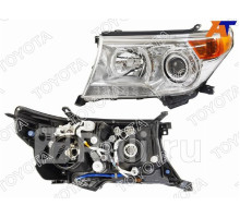 81185-60F30 - Фара левая (TOYOTA-LEXUS) Toyota Land Cruiser 200 рестайлинг (2012-2015)
