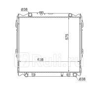 TY0008-J95D-3R - Радиатор охлаждения (SAT) Toyota Hilux Surf 3 (1995-2002)