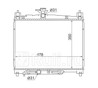 TY000W10-SZ - Радиатор охлаждения (SAT) Toyota Vitz (1999-2005)