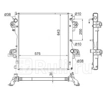 TY0009-150-3.0D - Радиатор охлаждения (SAT) Toyota Land Cruiser Prado 150 рестайлинг 2 (2017-2020)