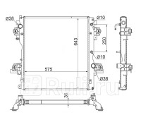 TY0009-150-3.0D - Радиатор охлаждения (SAT) Toyota Land Cruiser Prado 150 (2009-2013)