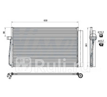 ST-BM60-394-A0 - Радиатор кондиционера (SAT) BMW E65/E66 рестайлинг (2005-2008)