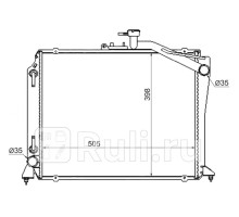 TY0010-RZH10 - Радиатор охлаждения (SAT) Toyota Hiace (1989-1999)