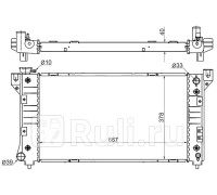 CR0002-96 - Радиатор охлаждения (SAT) Chrysler Voyager (1995-2001)