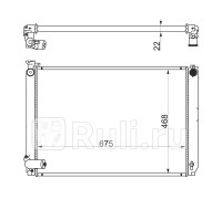 TY0003-MHU38 - Радиатор охлаждения (SAT) Lexus RX 300 (2006-2009)