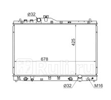HD0005-V6 - Радиатор охлаждения (SAT) Honda Inspire UA (1995-1998)