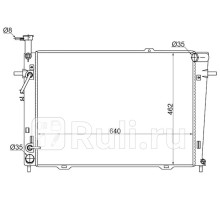 HY0009-03 - Радиатор охлаждения (SAT) Hyundai Tucson 1 (2004-2010)