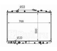 HD0010 - Радиатор охлаждения (SAT) Honda Pilot 1 (2002-2005)