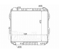 TY0013-V6 - Радиатор охлаждения (SAT) Toyota 4Runner 130 (1992-1995)
