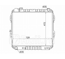 TY0013-V6 - Радиатор охлаждения (SAT) Toyota 4Runner 130 (1992-1995)