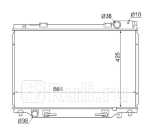 TY0030-TCR - Радиатор охлаждения (SAT) Toyota Estima (2000-2006)