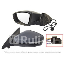 ST-SD27-940-2 - Зеркало левое (SAT) Skoda Octavia A7 (2013-2020)