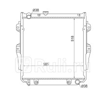 TY0009-KZJ78 - Радиатор охлаждения (SAT) Toyota Land Cruser 70 (1984-2007)