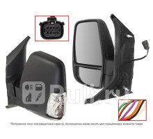 ST-FDR8-940-2 - Зеркало левое (SAT) Ford Transit 7 (2014-2021)