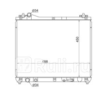 SK0006-J20A-2R - Радиатор охлаждения (SAT) Suzuki Grand Vitara (2005-2015)