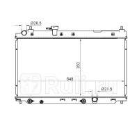 HD00014 - Радиатор охлаждения (SAT) Honda Fit GD (2001-2008)