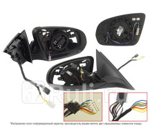 ST-MD15-940-1 - Зеркало правое (SAT) Mercedes W205 (2014-2021)