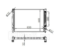 AD0005-1 - Радиатор охлаждения (SAT) Audi A6 C5 (1997-2004)