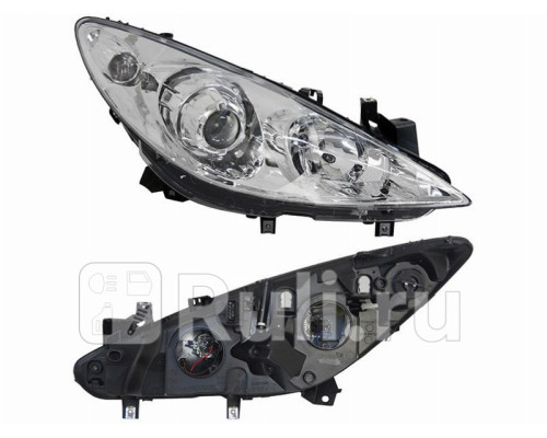 ST-550-1137R-LD-EM - Фара правая (SAT) Peugeot 307 (2005-2008)