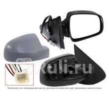 ST-DC02-940-C1 - Зеркало правое (SAT) Renault Sandero (2013-2021)