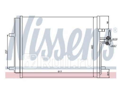 940043 - Радиатор кондиционера (NISSENS) Ford Mondeo 4 (2006-2010)