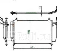 940049 - Радиатор кондиционера (NISSENS) Mazda CX-7 ER (2006-)