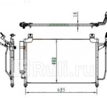 940049 - Радиатор кондиционера (NISSENS) Mazda CX-7 ER (2006-)