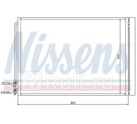 940110 - Радиатор кондиционера (NISSENS) BMW 5 F10 (2010-)