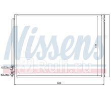 940110 - Радиатор кондиционера (NISSENS) BMW 5 F10 (2010-)