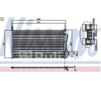 94432 - Радиатор кондиционера (NISSENS) Ford Focus 1 (1998-2001)