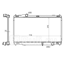 TY0005-20 - Радиатор охлаждения (SAT) Lexus IS 250 (2005-2010)