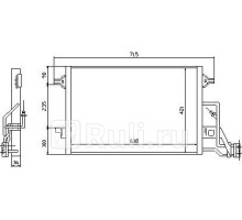 94592 - Радиатор кондиционера (NISSENS) Volkswagen Passat B5 plus (2000-2005)
